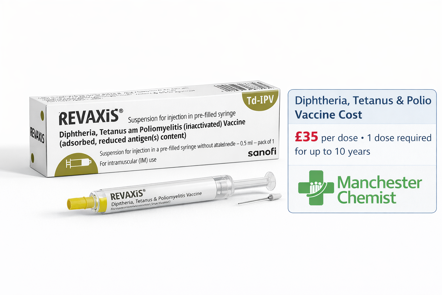 Diphtheria, Tetanus & Polio (Combined)